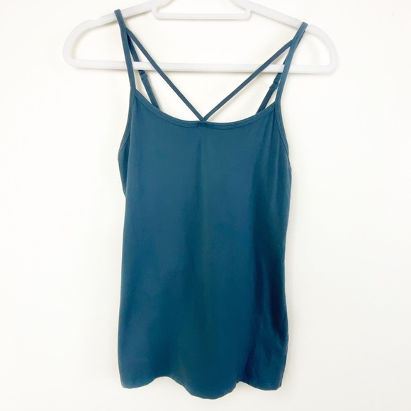 torrid Tops - Torrid | Basic Teal Tank With Crossover Front And Adjustable Straps